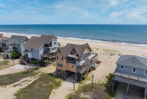 Beachfront Avon Pool Home with Stunning Views